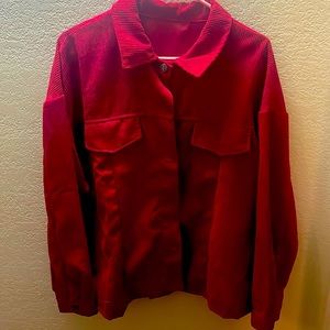 Vintage Corduroy Shirts Casual‎ Long Sleeve Button Down